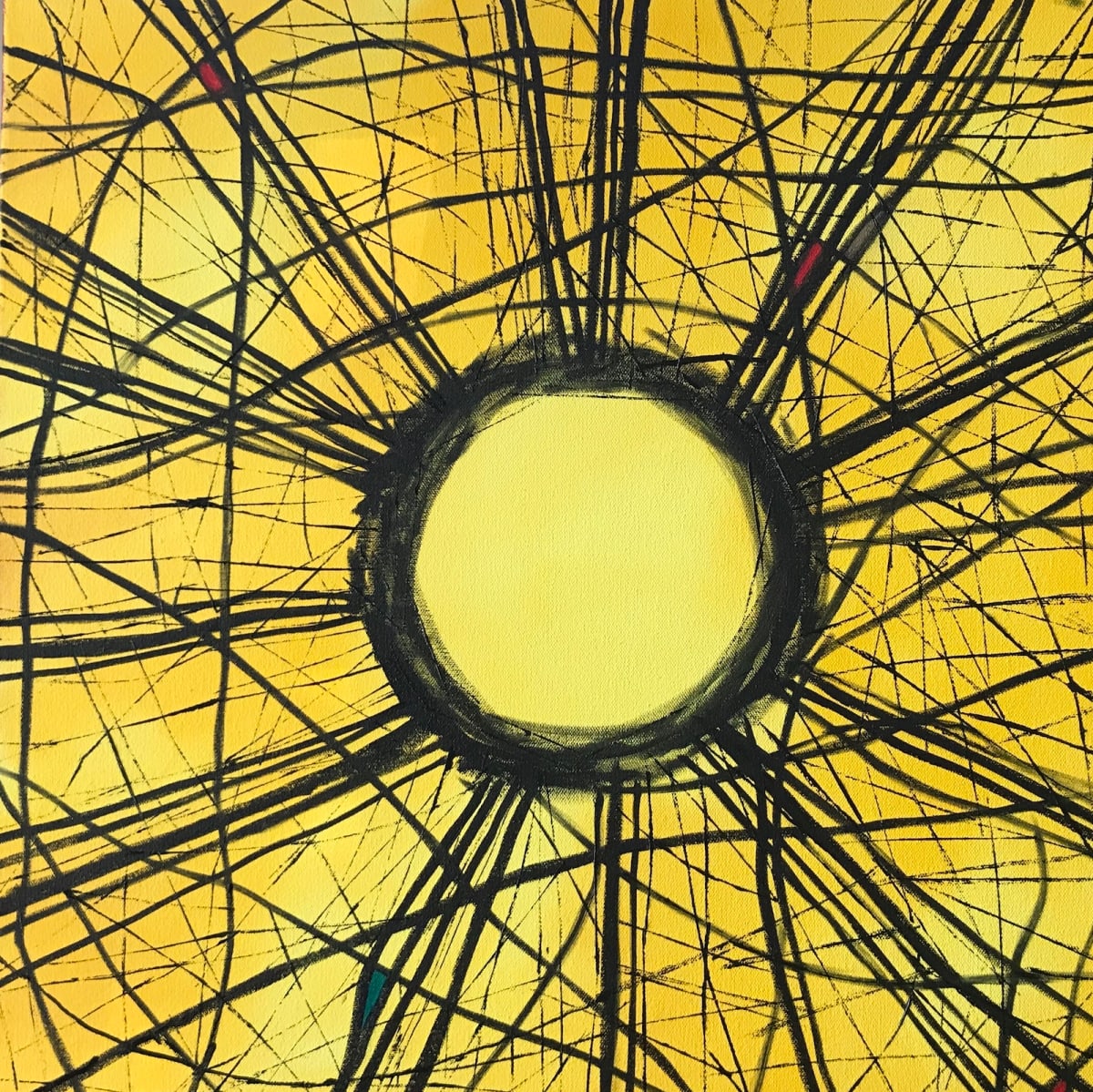 Stickwork Oculus (Jaune)  36.072486N 79.101936W by Thomas Stevens, Image 1.