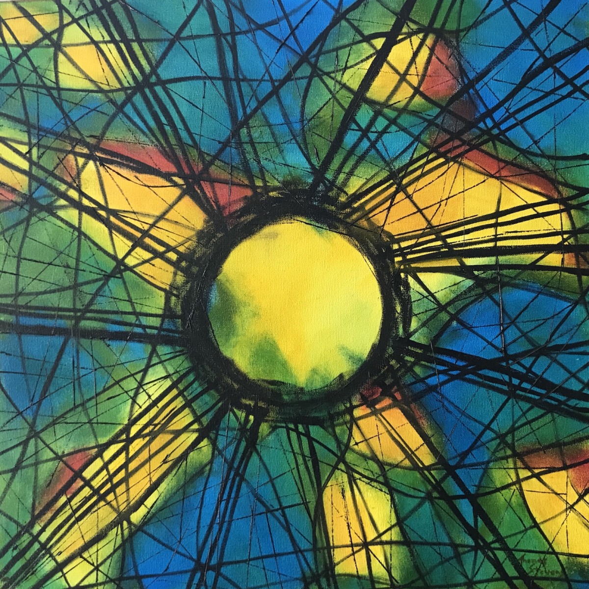 Stickwork Oculus (Topaz)  36.072486N 79.101936W by Thomas Stevens 