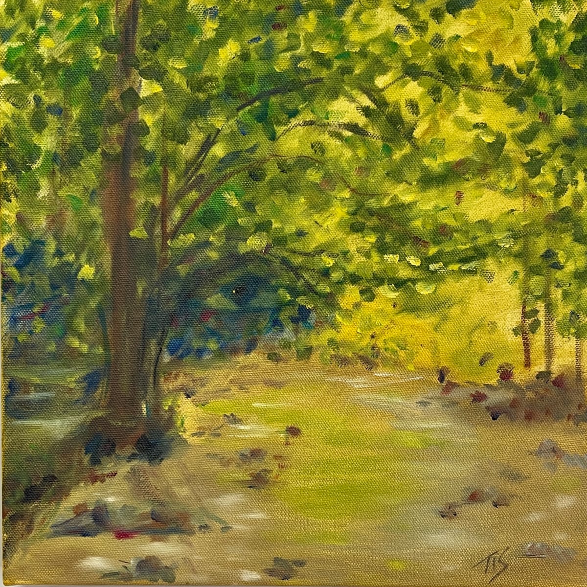 Green Thought in a Green Shade (Study) by Thomas Stevens 