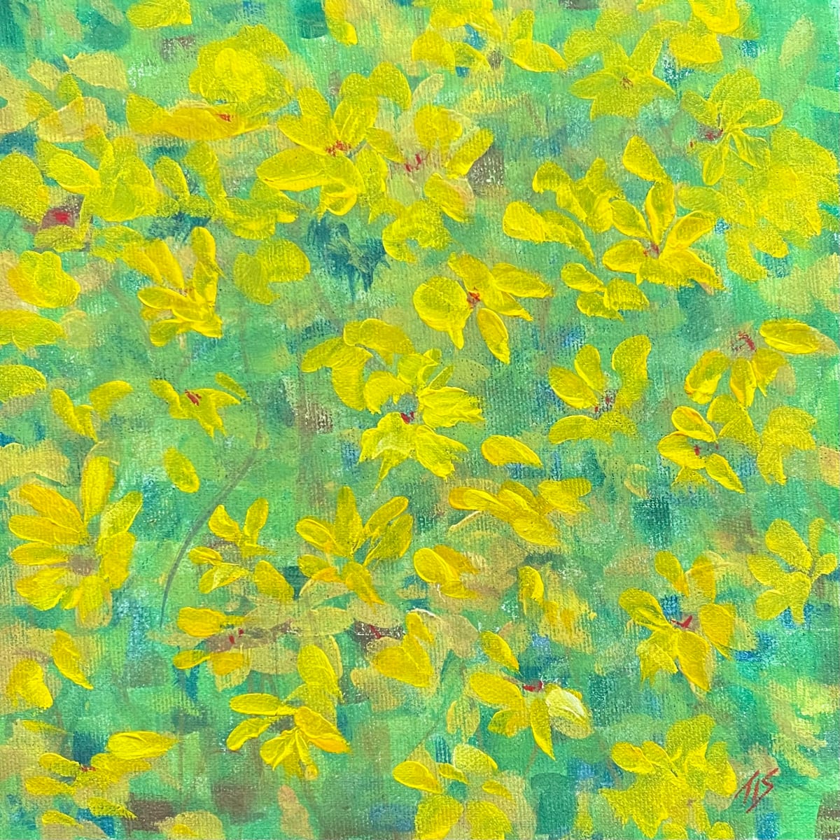 Swamp Sunflowers (Study), Image 1.