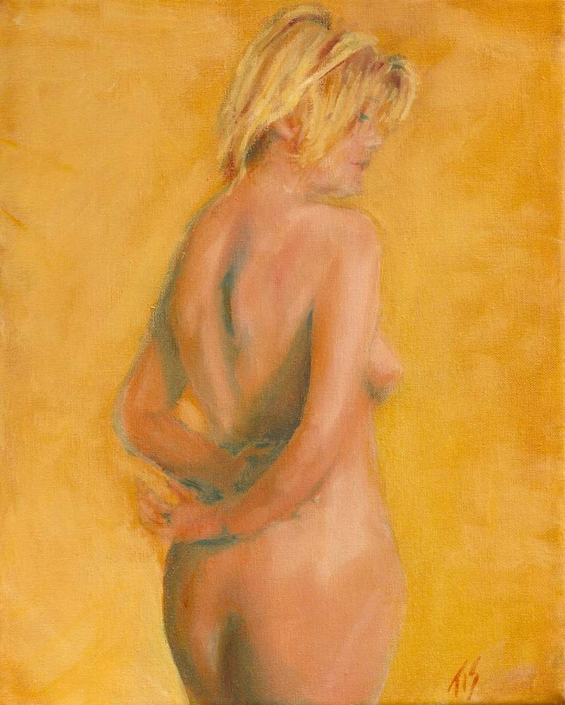 Nude (golden) by Thomas Stevens, Image 1.
