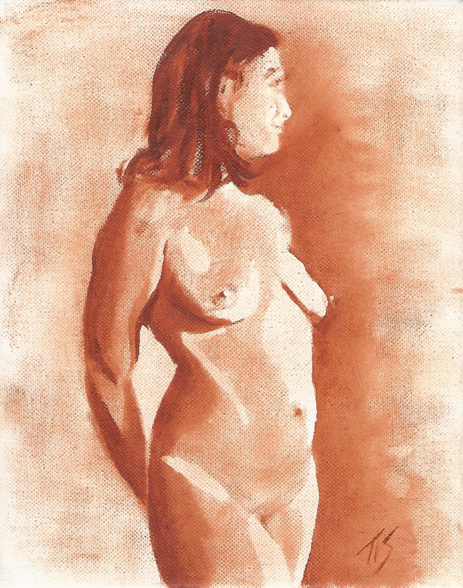 Nude (monochrome) by Thomas Stevens 