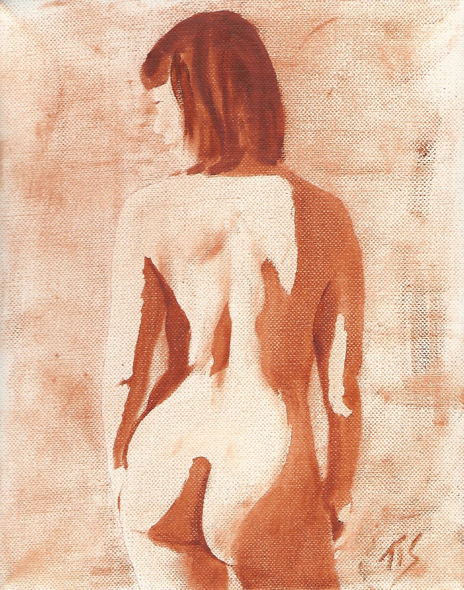 Nude (monochrome) by Thomas Stevens 
