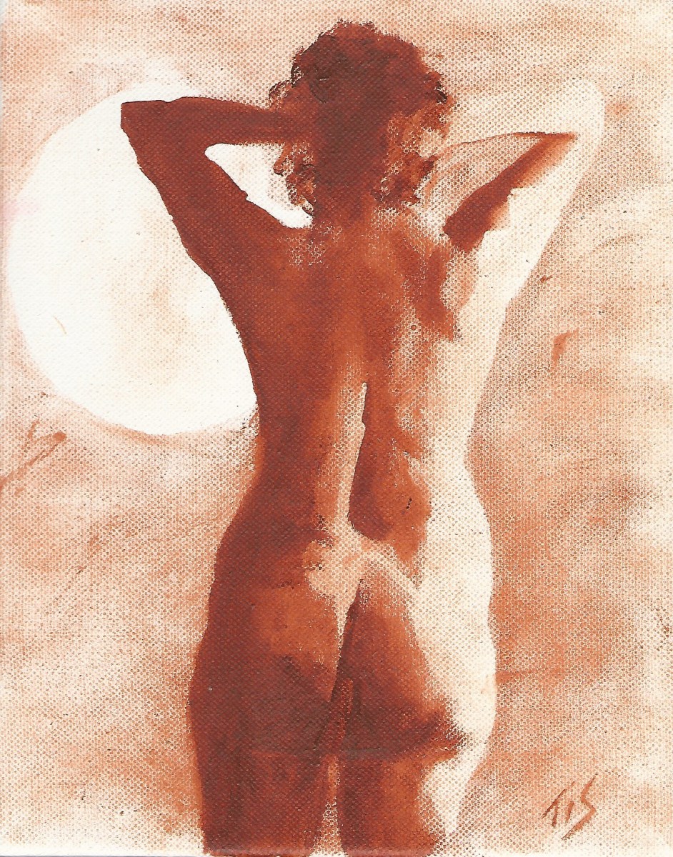 Nude (monochrome) by Thomas Stevens 