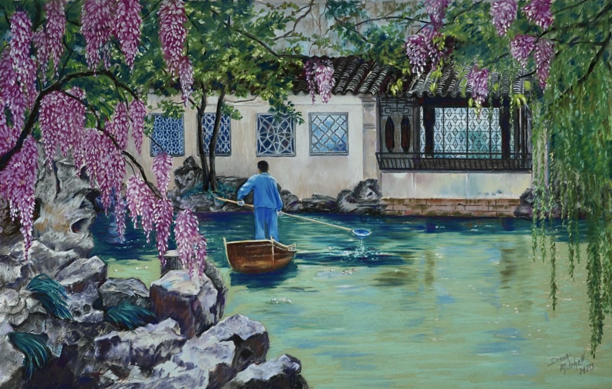 Wisteria Garden, China by Donna Mitchell 