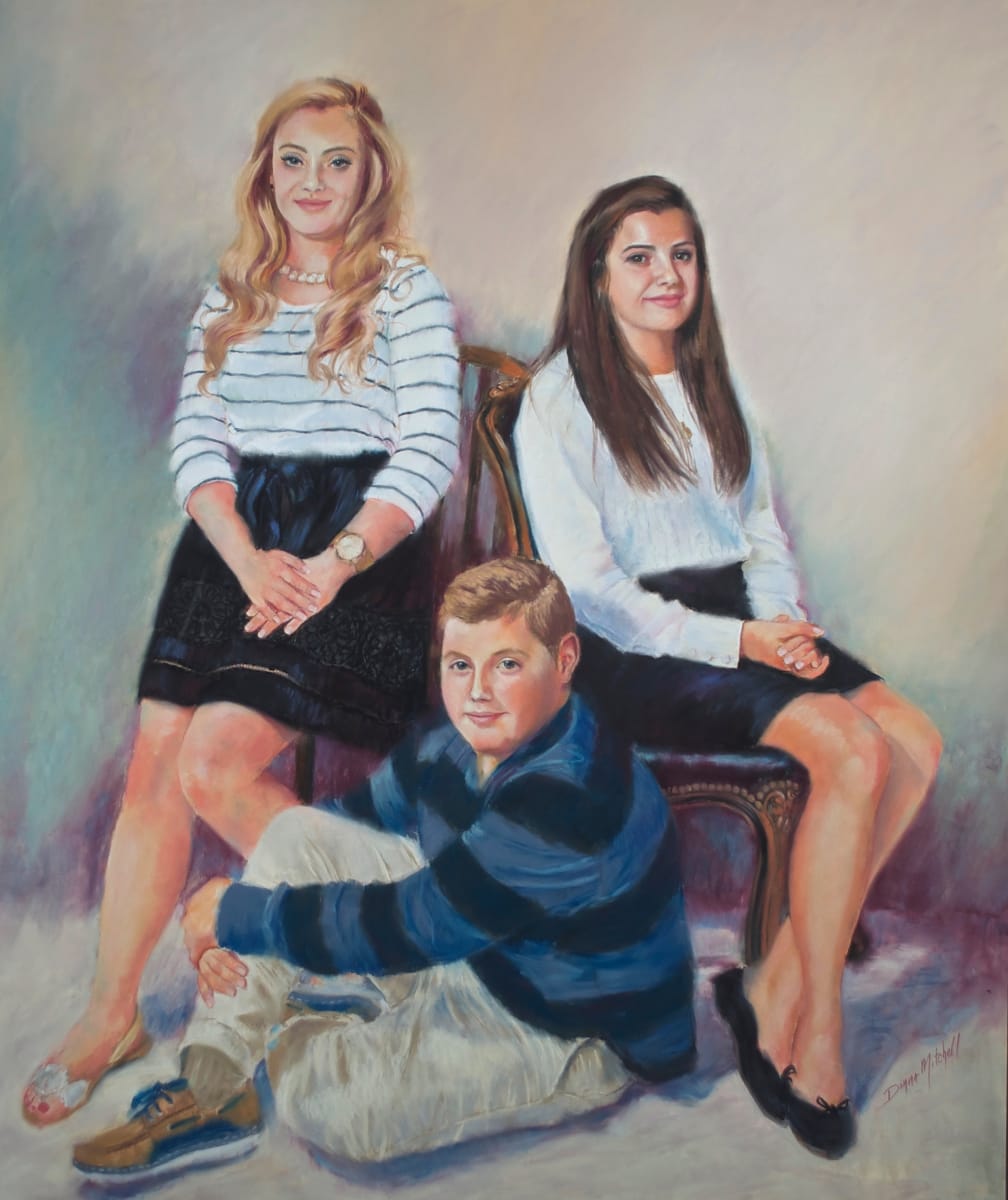 Carolina, Nora and Ethan by Donna Mitchell 