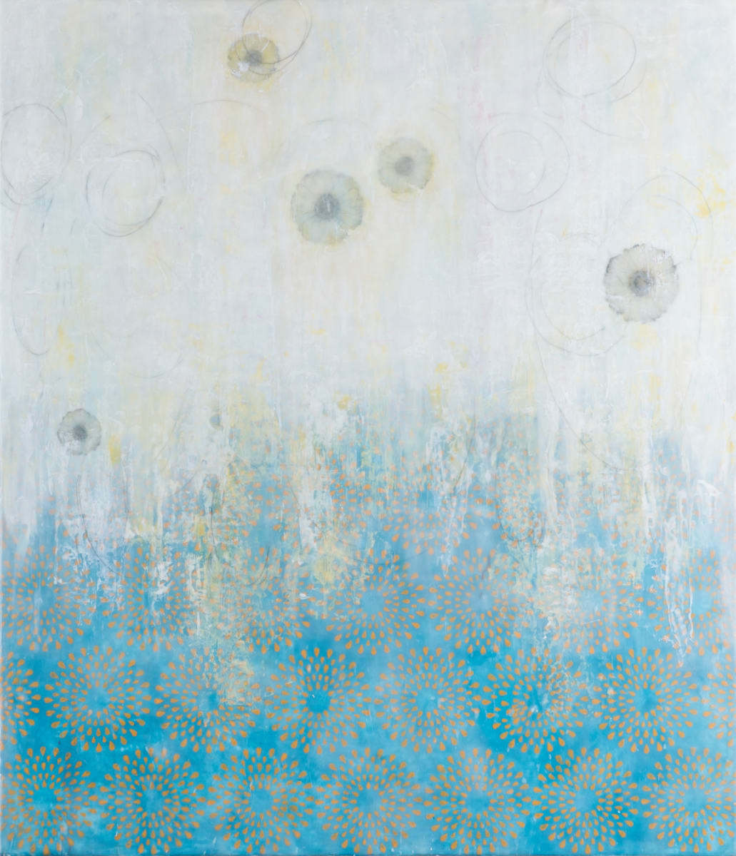 Falling Flowers #5 by Deborah Llewellyn 