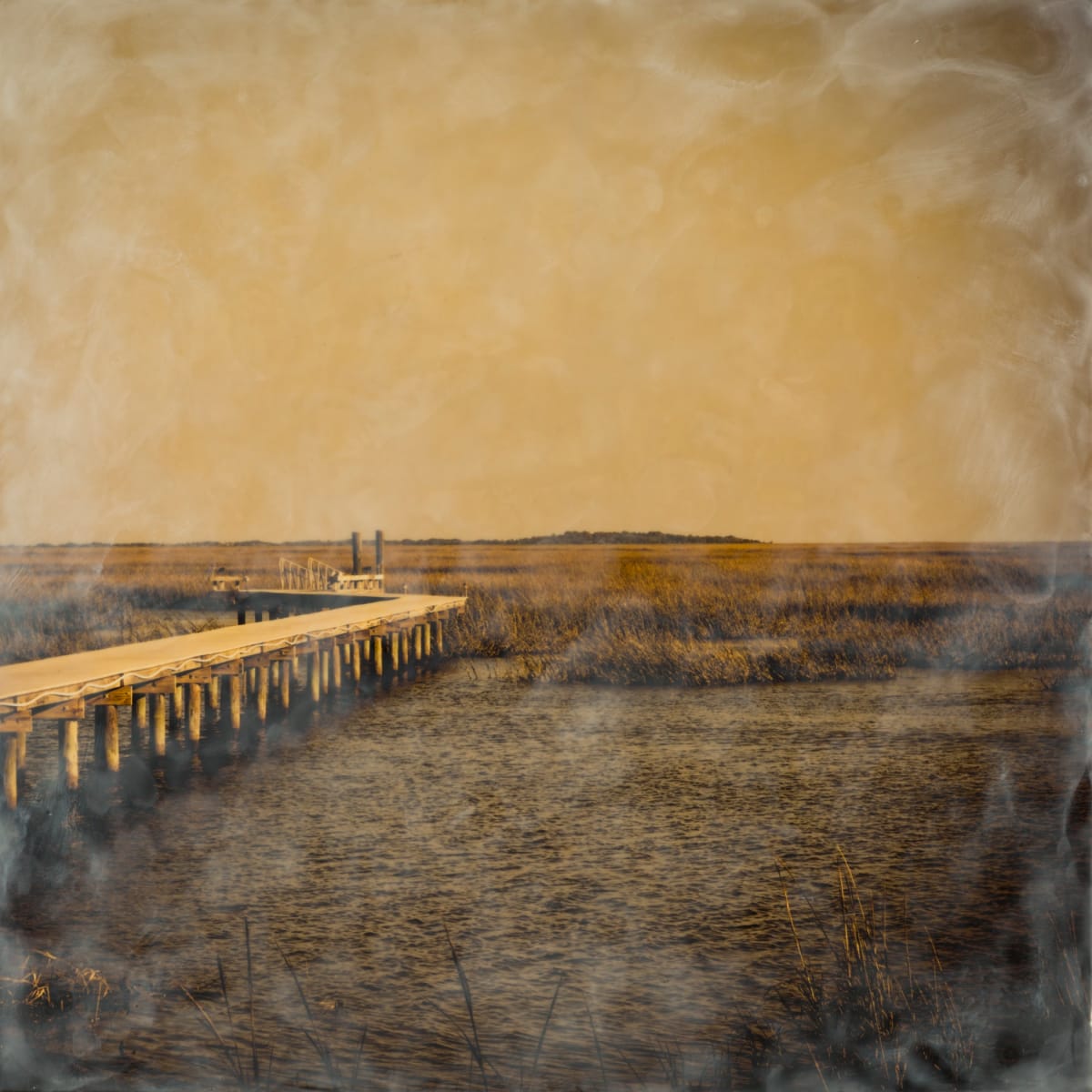 Thoughts Adrift by Deborah Llewellyn  Image: Thoughts Adrift with a natural colored frame