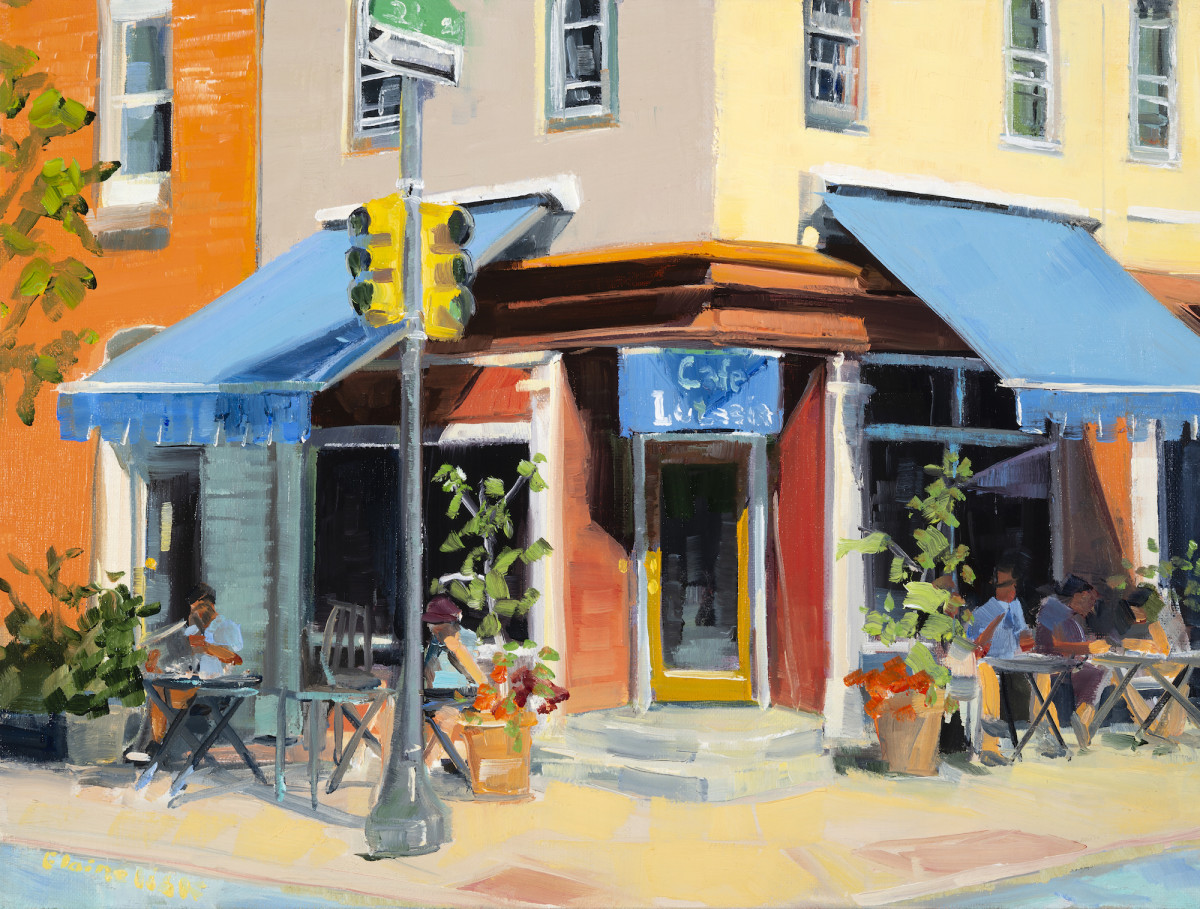 Lutecia Cafe by Elaine Lisle 