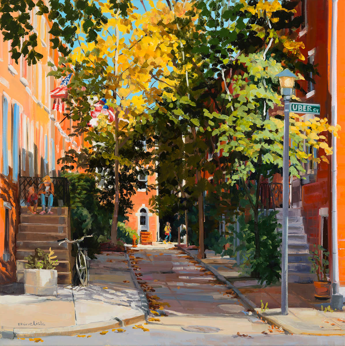 Uber Street Crossing by Elaine Lisle, Image 1.