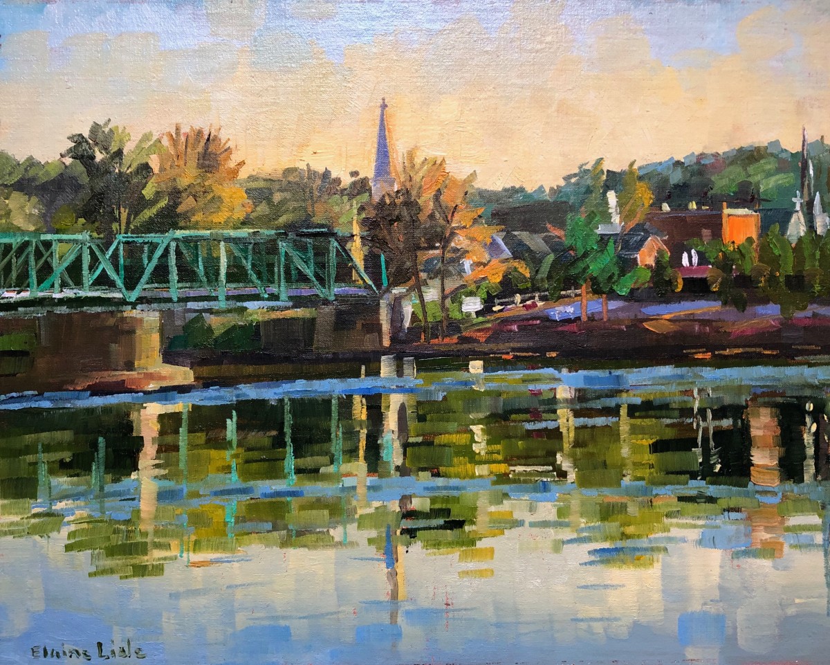 Early Morning View from New Hope by Elaine Lisle 