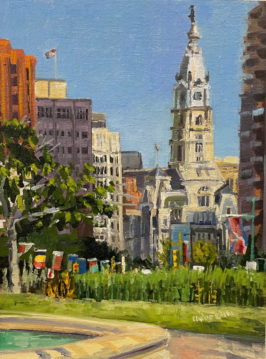 Eventful Evening Logan Circle by Elaine Lisle, Image 1.