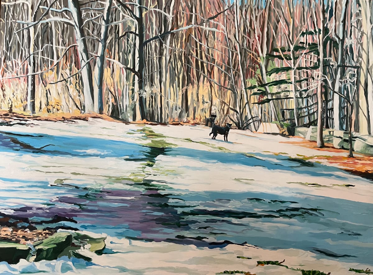 Winter Woods by Elaine Lisle 
