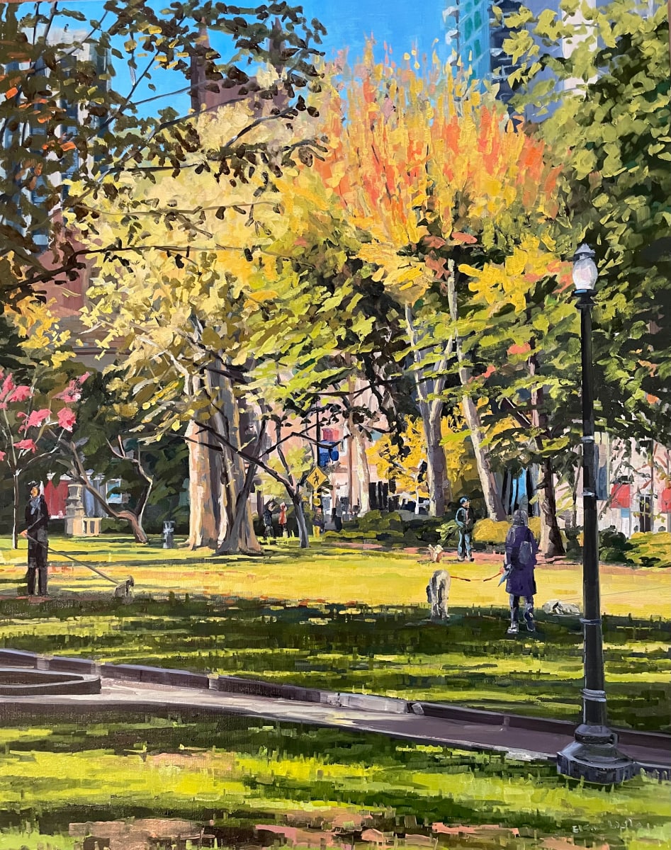 Dogs in the Park by Elaine Lisle 