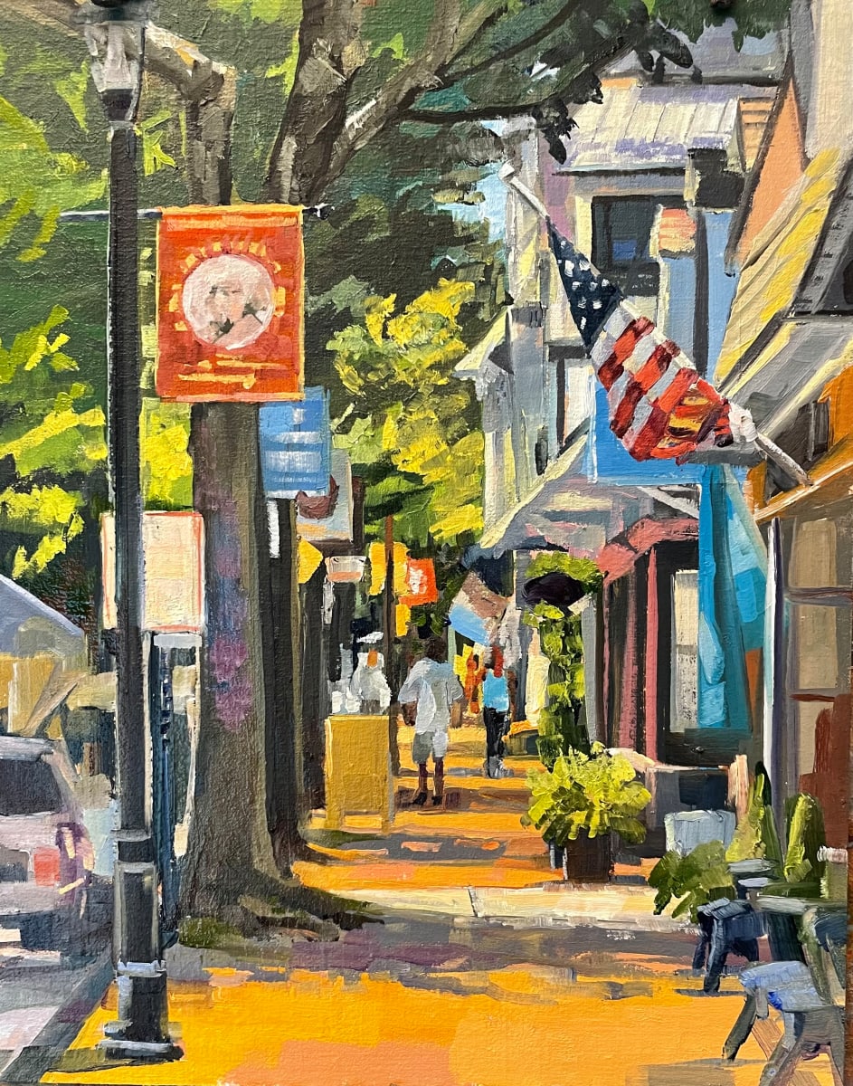 Easton in July by Elaine Lisle 