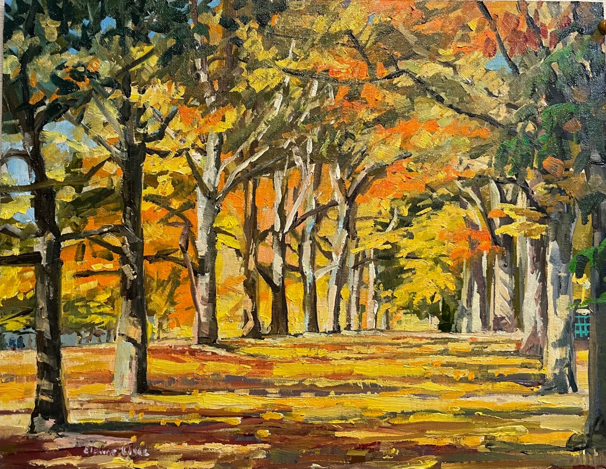 Bryn Mawr Fall by Elaine Lisle 