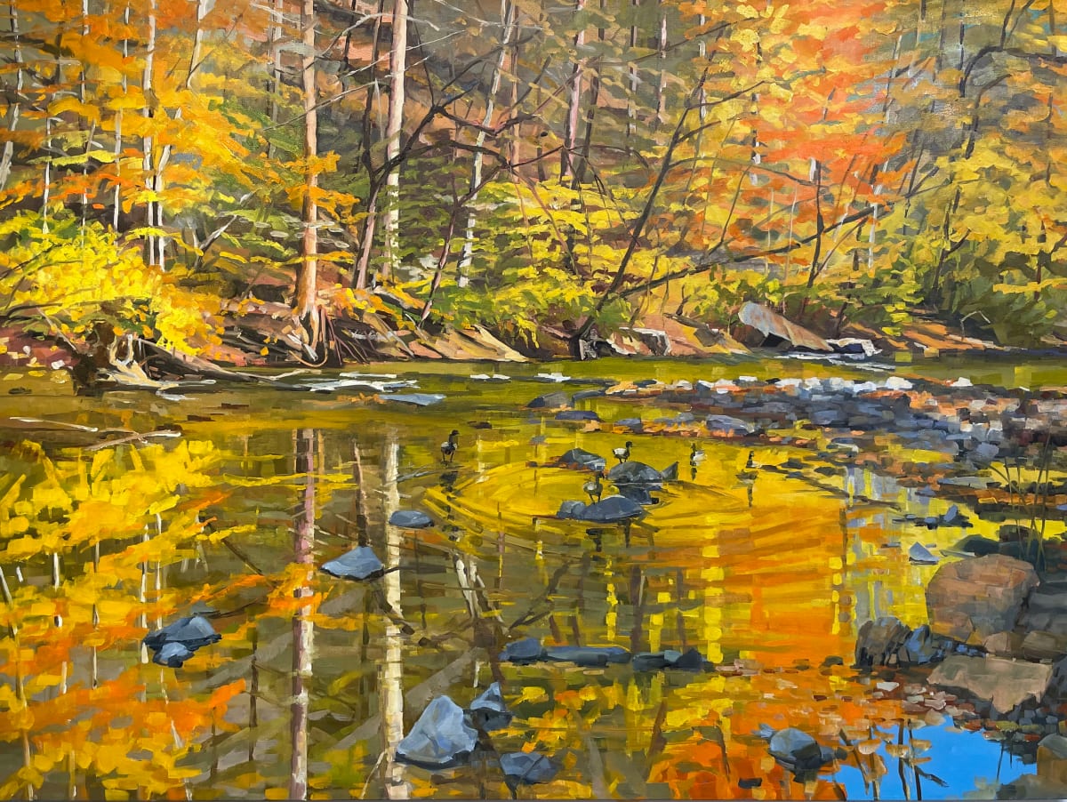 Geese Ripples by Elaine Lisle, Image 1.