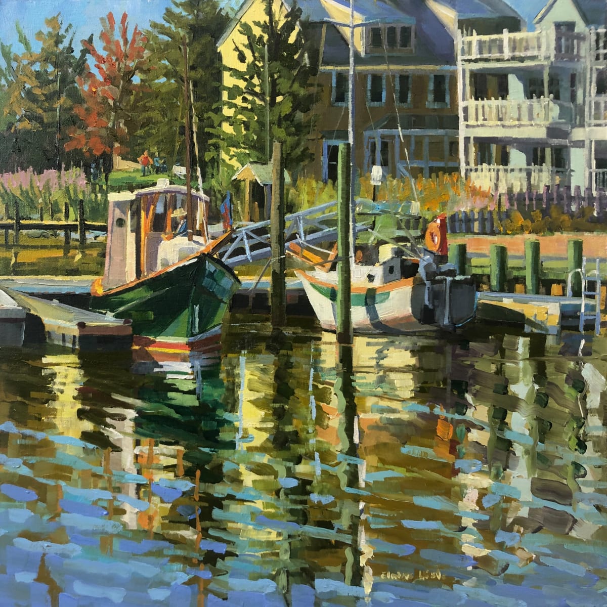 October Harbour, Chestertown by Elaine Lisle 