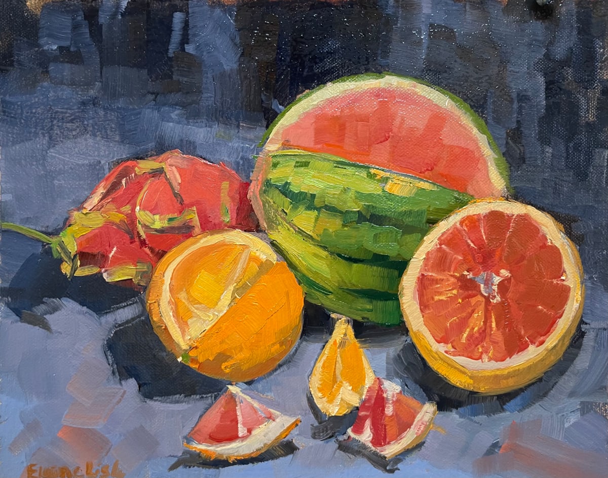 Pieces of Fruit by Elaine Lisle 