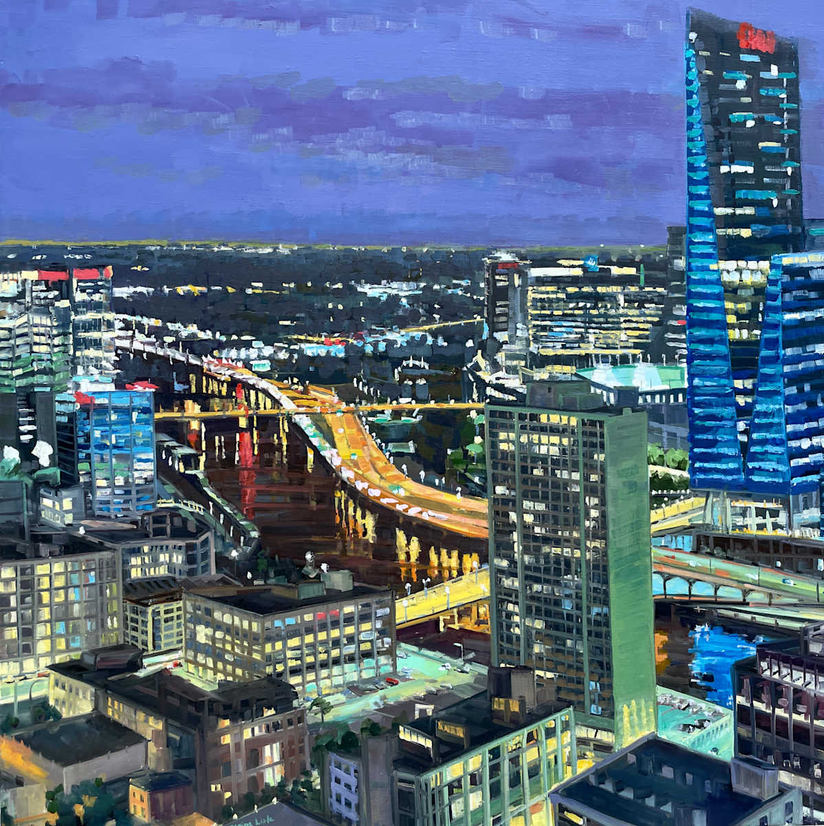 Slice of the City by Elaine Lisle 