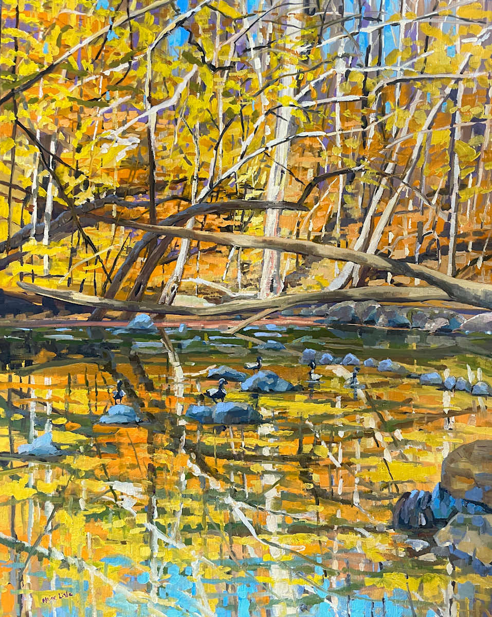 Foliage Riot (reworked) by Elaine Lisle 