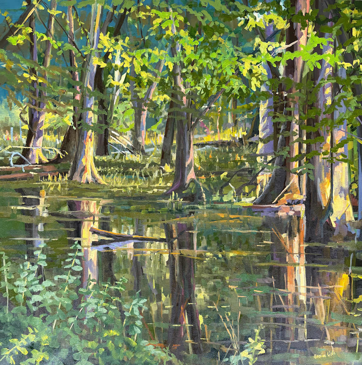 June Reflections C& O Canal by Elaine Lisle, Image 2.