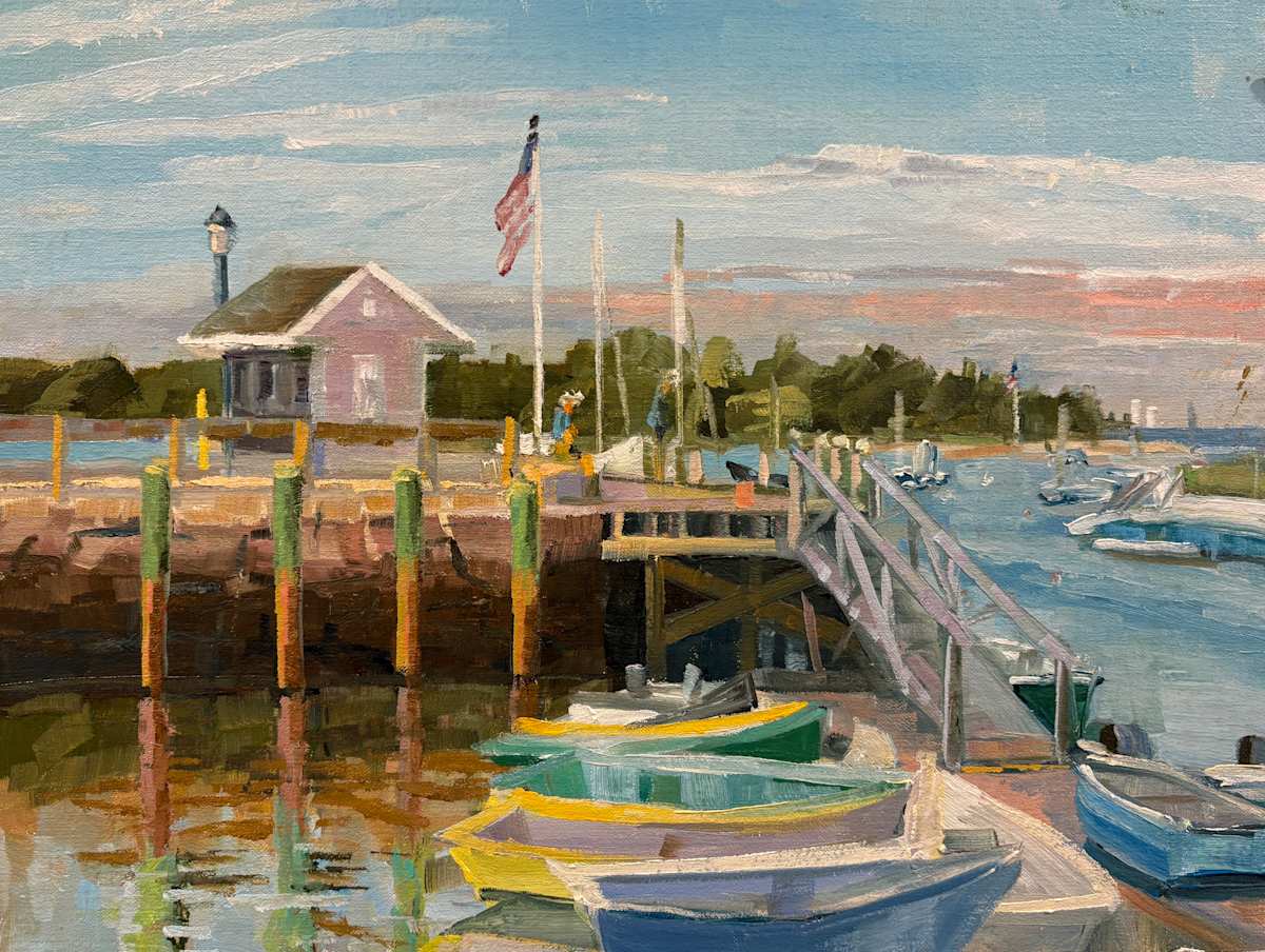 Morning Harbor by Elaine Lisle 