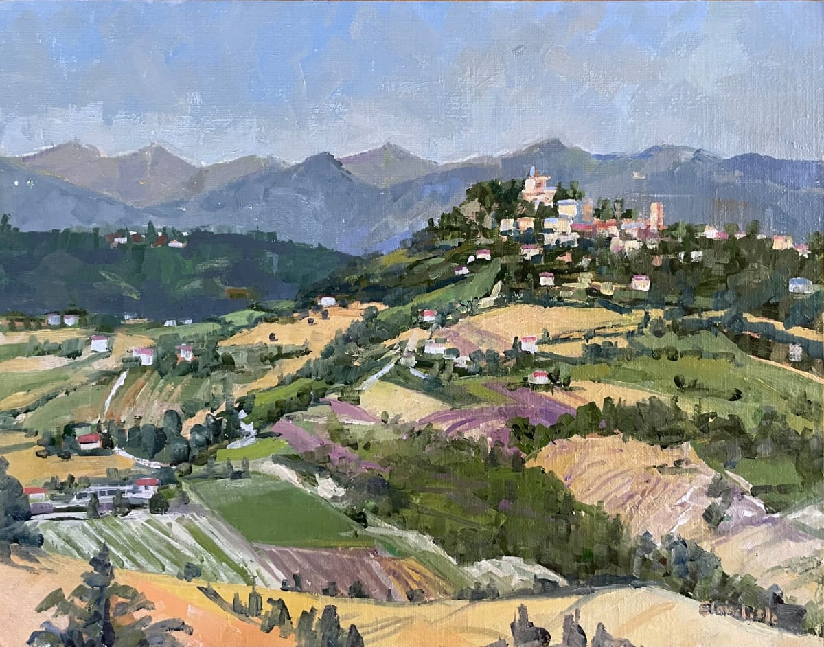 San Vittoria by Elaine Lisle  Image: San Vittoria from Montelparo