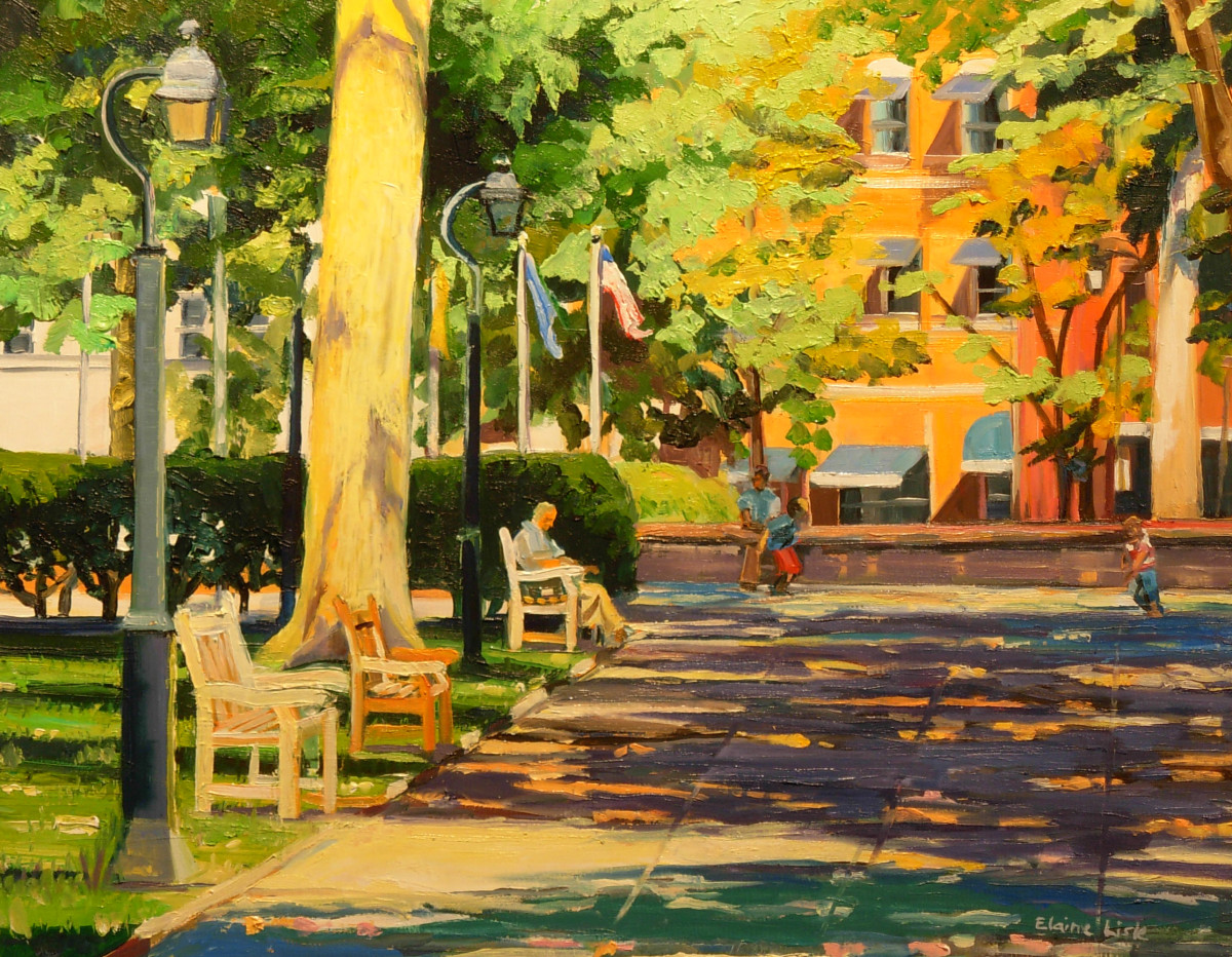 Washington Square Afternoon by Elaine Lisle 