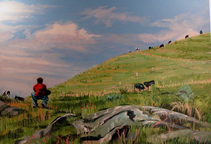 Peter and the Cows by Elaine Lisle, Image 1.