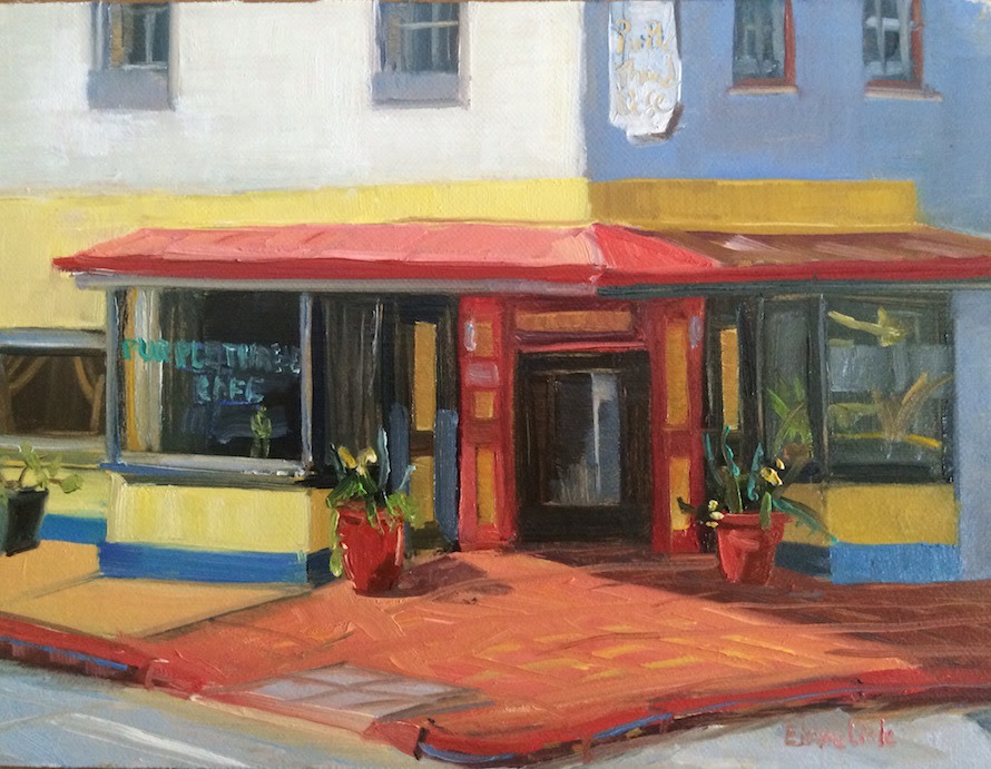 Purple Thread Cafe by Elaine Lisle 