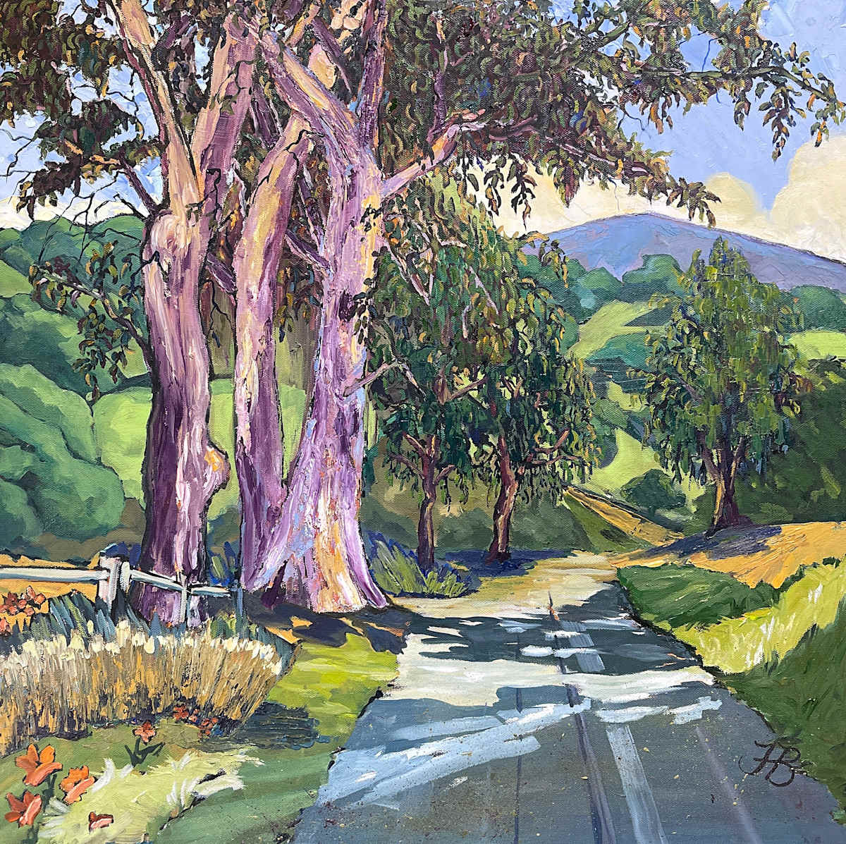 Villanova Road by Francene Jolin Beaman  Image: Take a backroad through Ojai