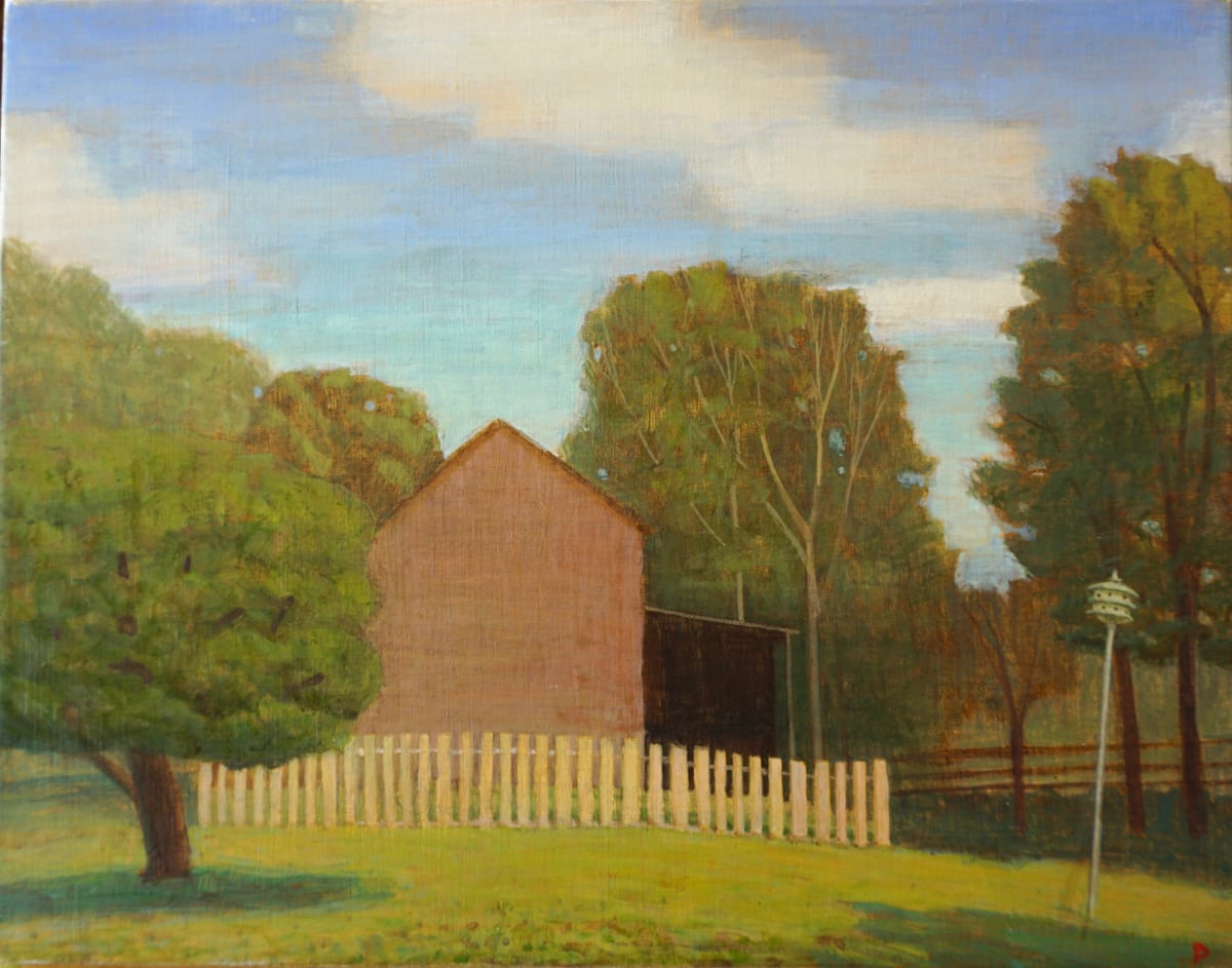 Summer Afternoon, Barn and Birdhouse 