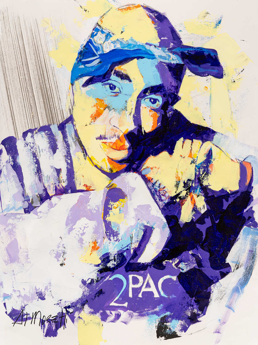 2Pac, Quick Draw Series by Al Moretti, Image 1.