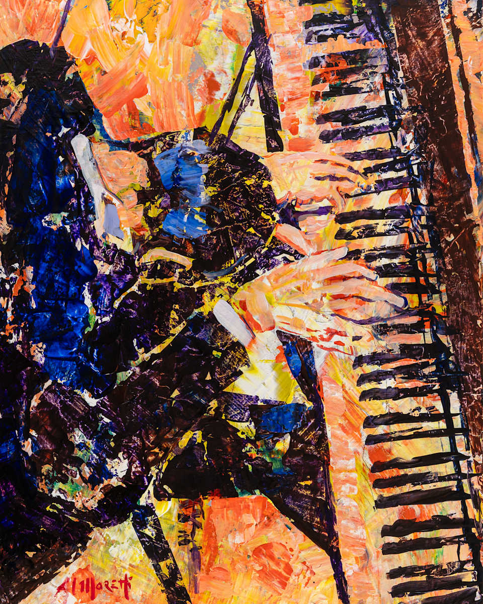 Bill Evans, Piano Player by Al Moretti 