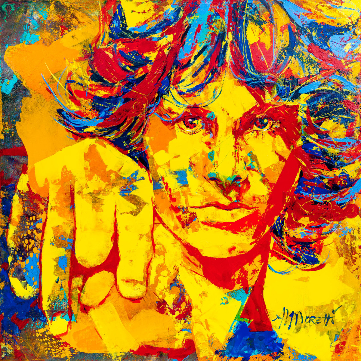 Jim Morrison, "Rider on the Storm" by Al Moretti 