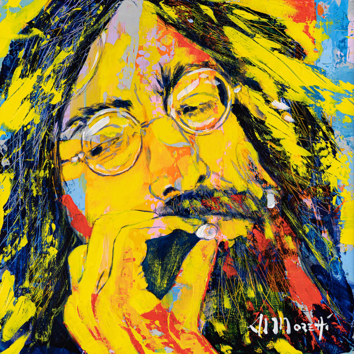 John Lennon, "Smokin' John" by Al Moretti 