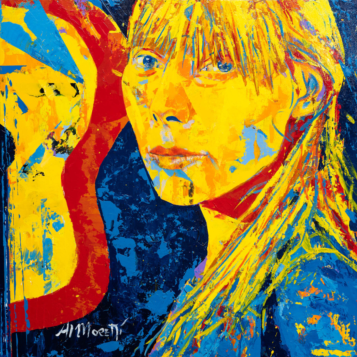 Joni Mitchell, "Woodstock" by Al Moretti 