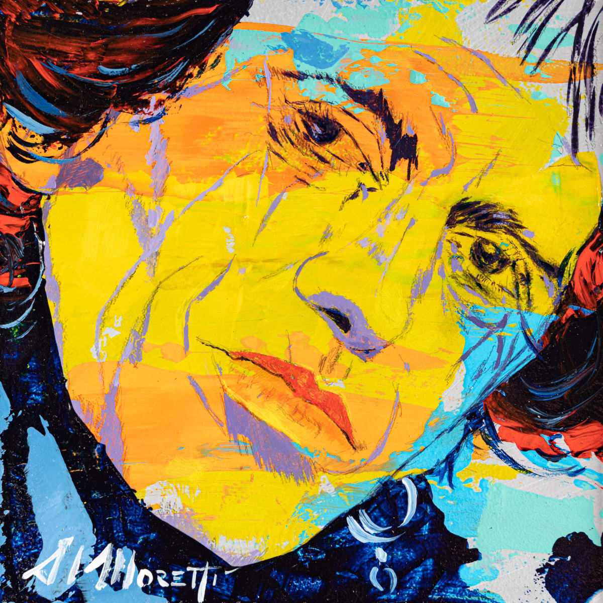 Keith Richards, Stones, Mini by Al Moretti 
