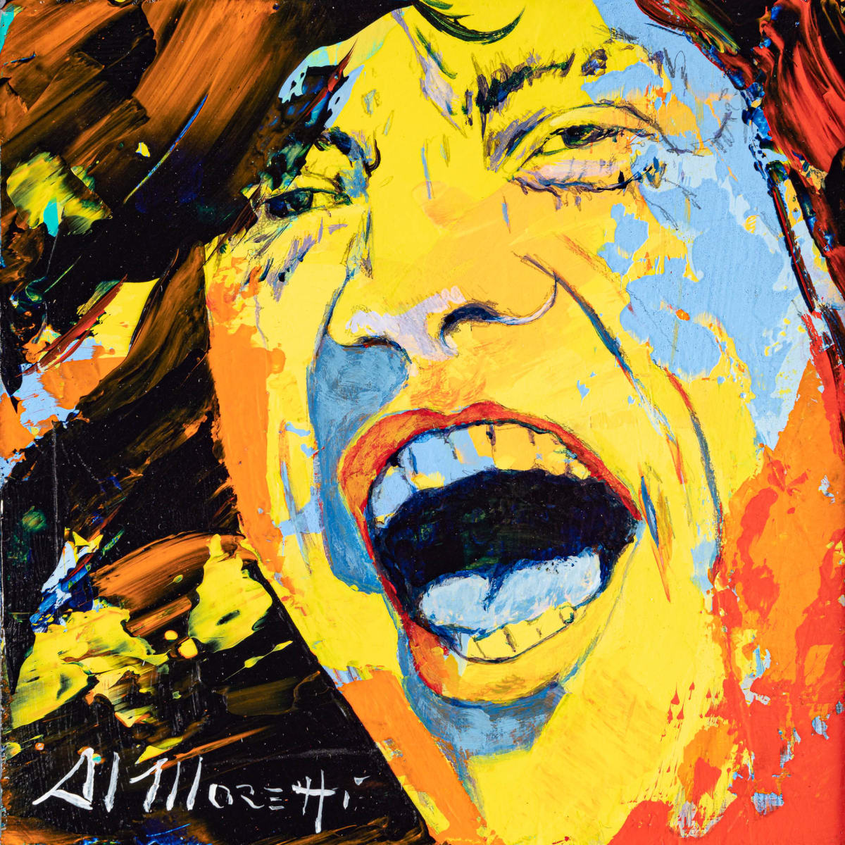 Mick Jagger, Stones, Mini by Al Moretti 