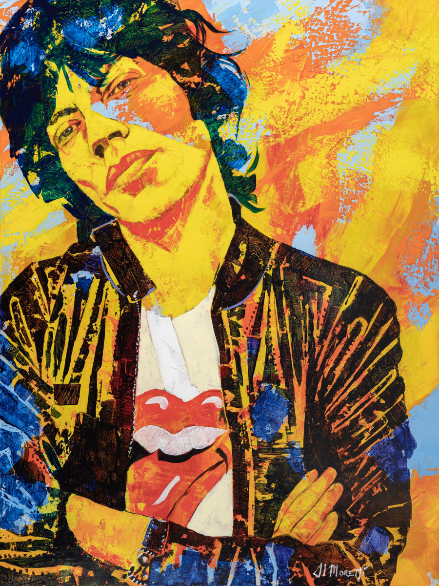 Mick Jagger, "Mick" by Al Moretti, Image 1.