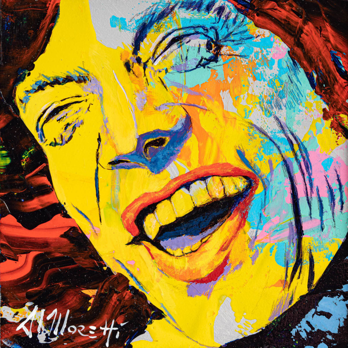 Mick Jagger, Stones, 2 Mini by Al Moretti 