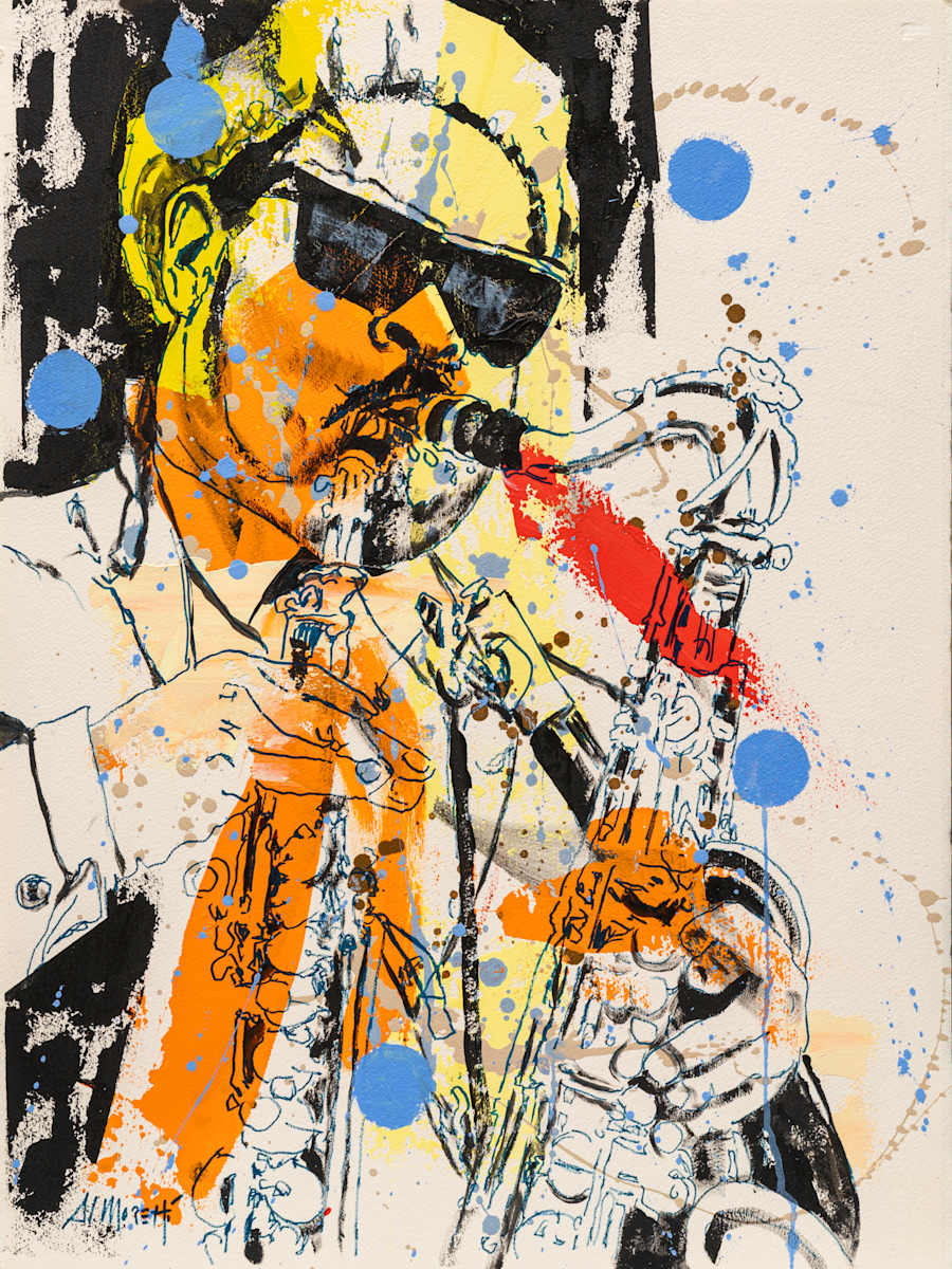 Rashaan Roland Kirk, Quick Draw Series by Al Moretti 