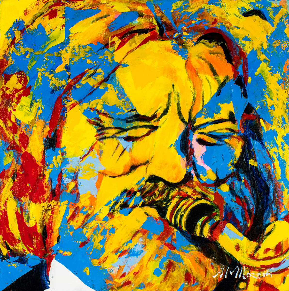 Gerry Mulligan by Al Moretti 