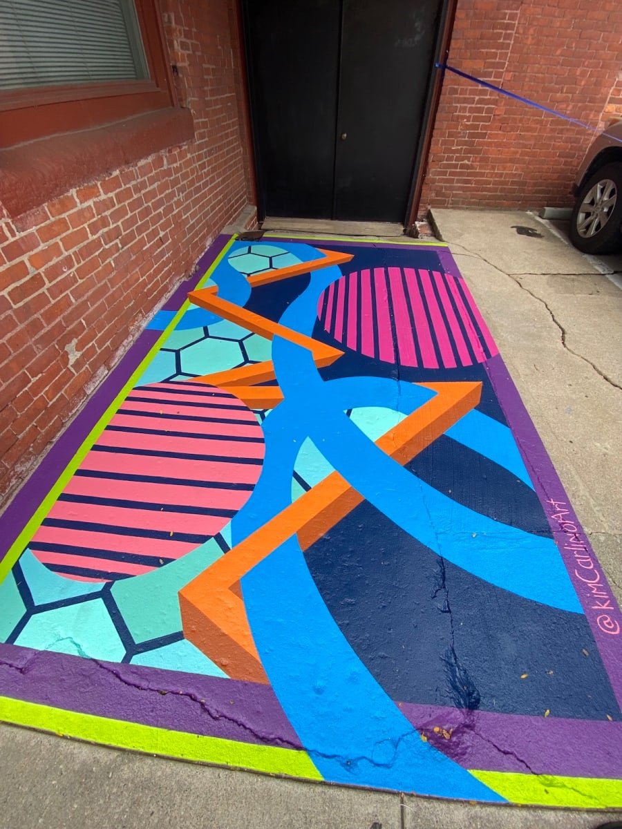 Magic Carpet by Kim Carlino  Image: Public art commission for DDM. Northampton, MA.