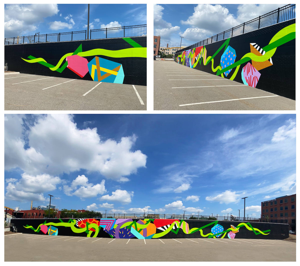 Genius Loci by Kim Carlino  Image: Public Art mural for Grand Rapids ArtPrize. Grand Rapids, MI. 