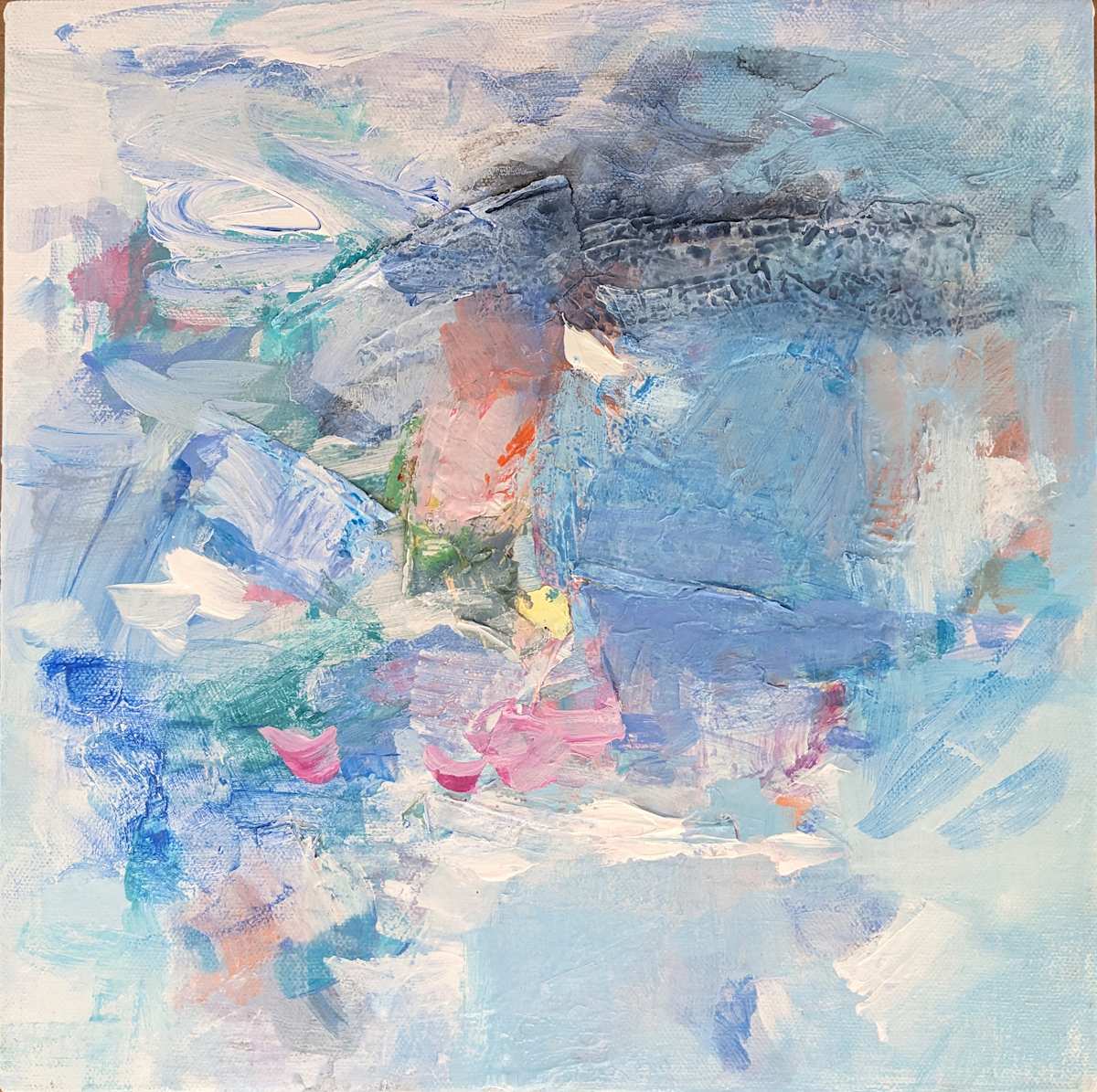 1212-blu-abstract-2 by Teresa Cline Art 