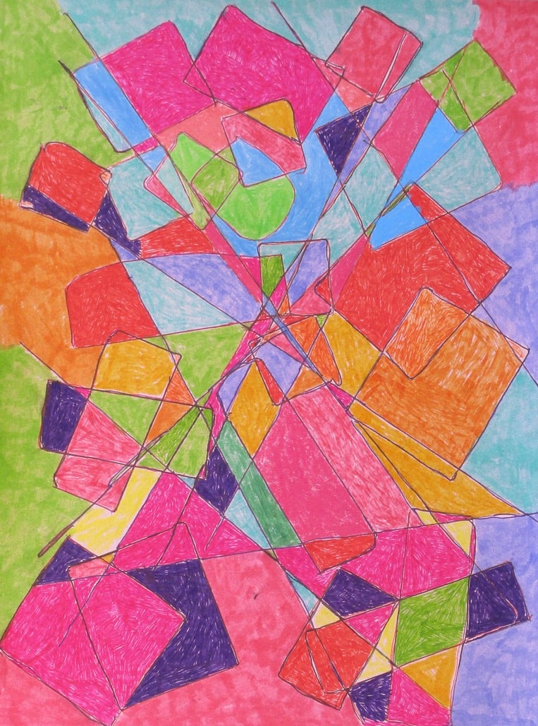 Cubist Mandala by Tanya Noske 