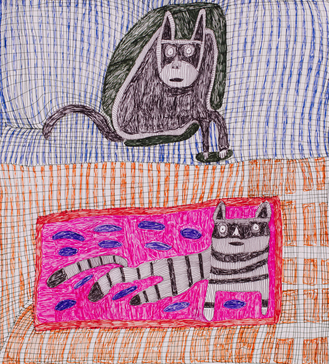 114B. Gigi & Dr. Tobias Funke by Lowell Edelman 