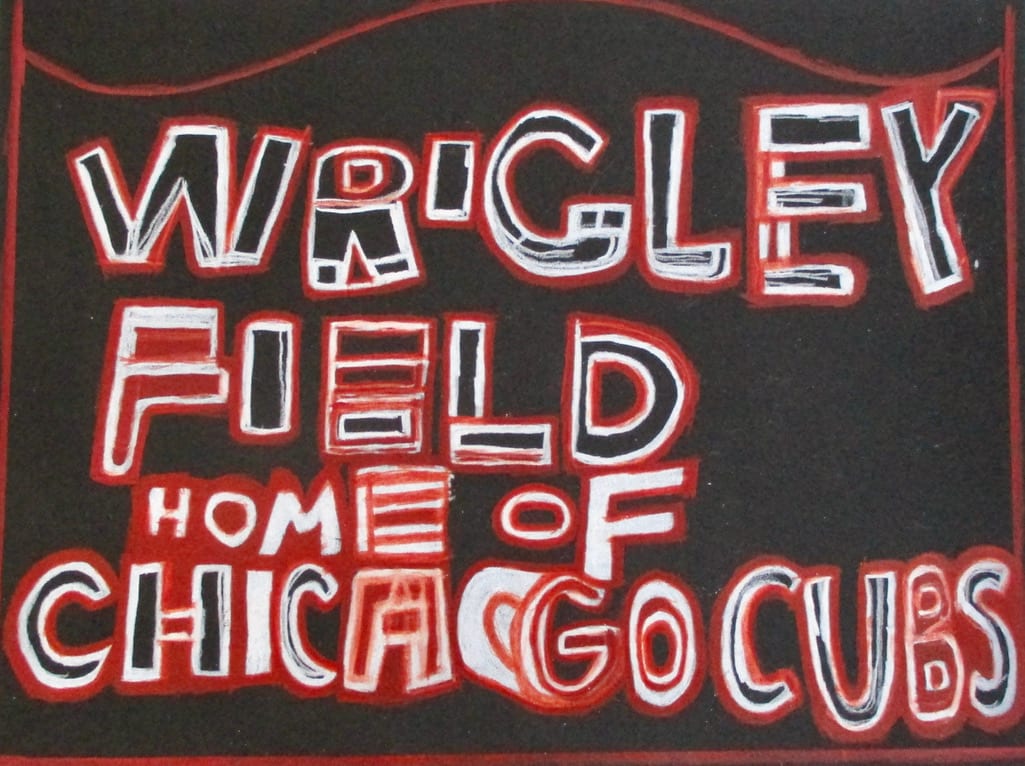 Wrigley Field by Sarah Burke 